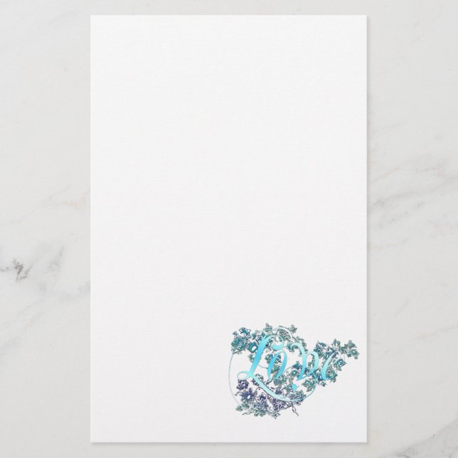 Love n Flowers Stationery (Front)