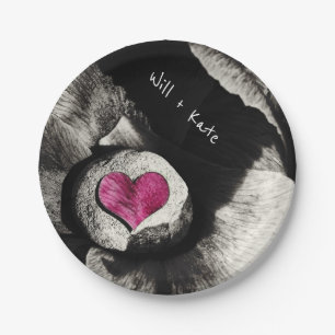 Love Names & Hearth of Stone (Together + Forever) Paper Plate