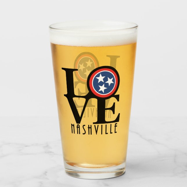 LOVE Nashville Glass (Front Filled)