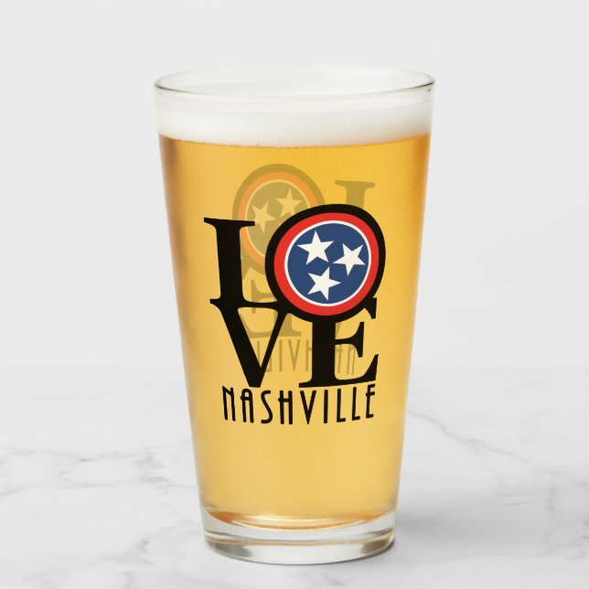 LOVE Nashville Glass (Back Filled)