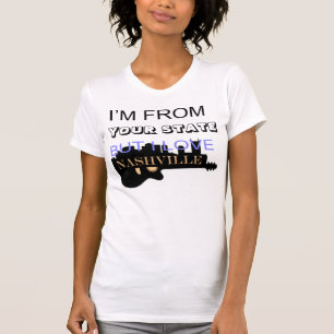 Love Nashville Somewhere American Apparel T-Shirt