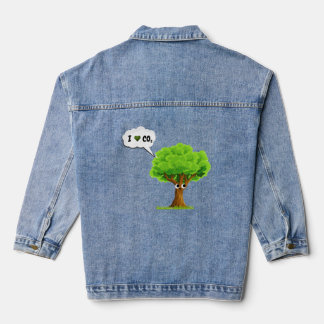 love nature eco-friendly denim jacket