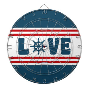 Love nautical design dartboard