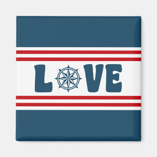 Love nautical design magnet