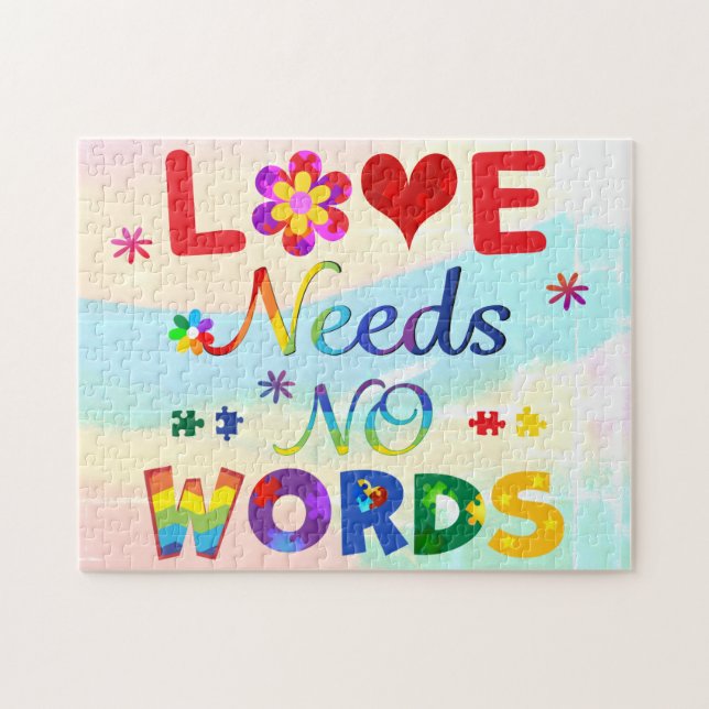 Love Needs No Words Jigsaw Puzzle (Horizontal)