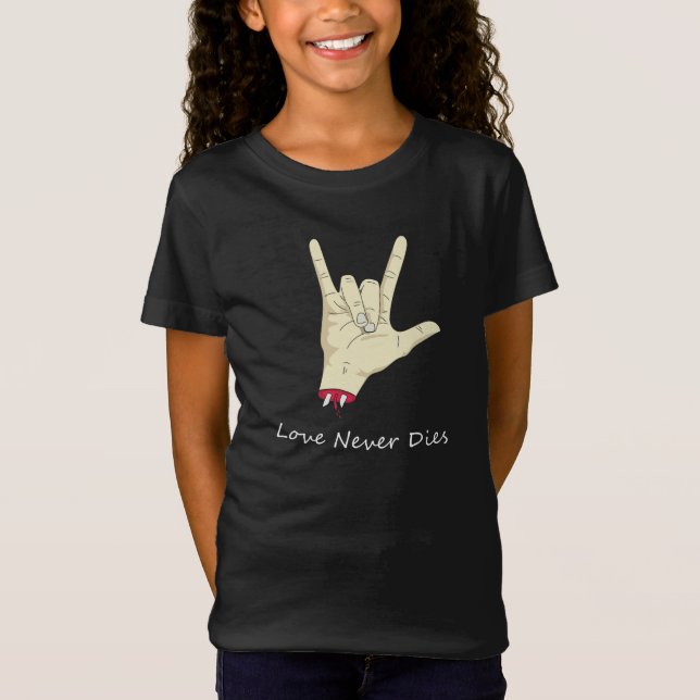 Love Never Dies T-Shirt (Front)