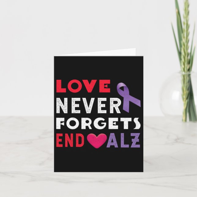Love Never End Heimer End Heimerheimer Heimerheime Card (Front)