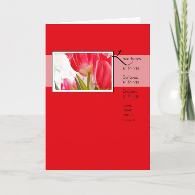 Love Never Ends Card (Front)