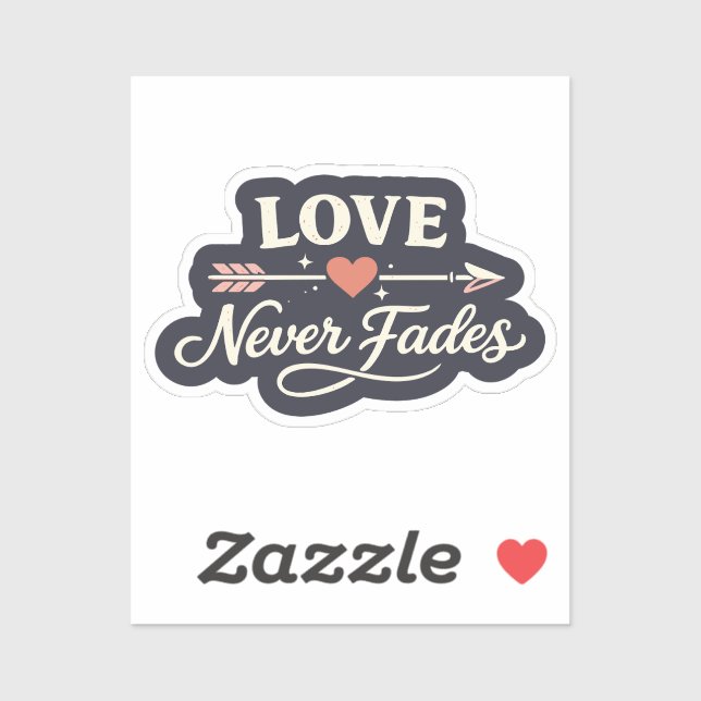 Love Never Fades Right Pointing Matching Couple (Sheet)