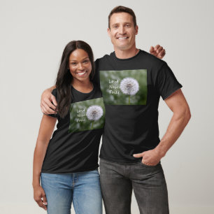Love Never Fails Dandelion 1 Corinthians 13 T-Shirt