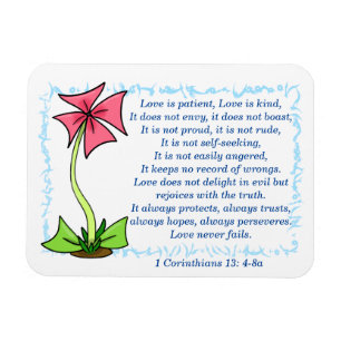 Love Never Fails Magnet