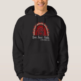 Love Never Fails Rainbow Leopard Christian Valenti Hoodie