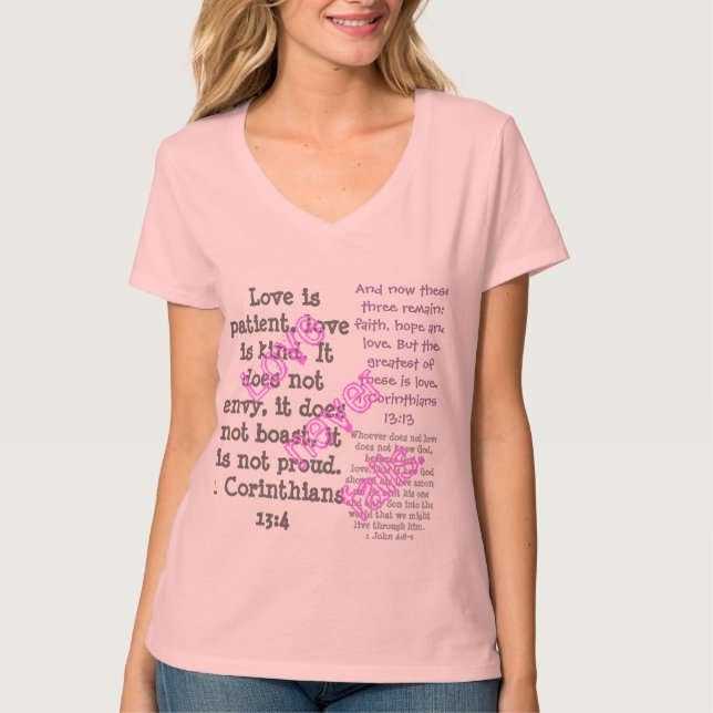 Love Never Fails - Women's Hanes Nano Tshirt (Front)