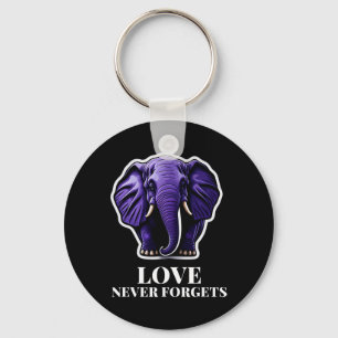 Love Never Forgets Elephant For Woman Heimerheimer Key Ring