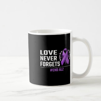 Love Never Forgets Heimer Purple Ribbon Heimerheim Coffee Mug