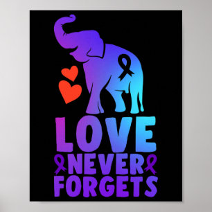 Love Never Forgets Heimerheimer Elephant 1  Poster