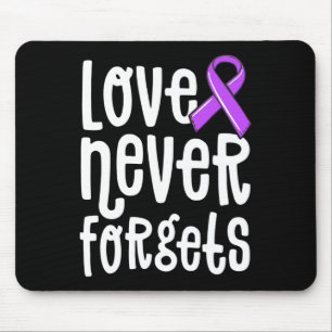 Love Never Forgets Memories Matter Alzheimer End Mouse Pad