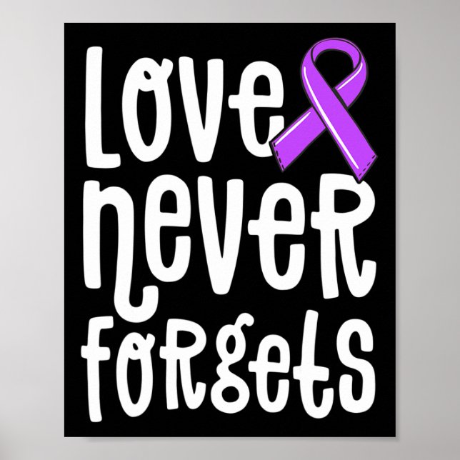Love Never Forgets Memories Problem Heimerheimer E Poster (Front)