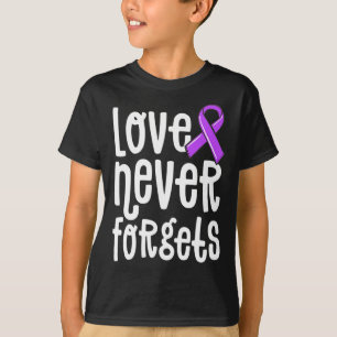 Love Never Forgets Memories Problem Heimerheimer E T-Shirt