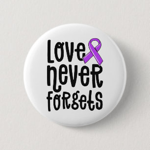 Love Never Forgets Memories Problem Heimerheimer S 6 Cm Round Badge