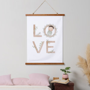 Love New Baby Hanging Tapestry
