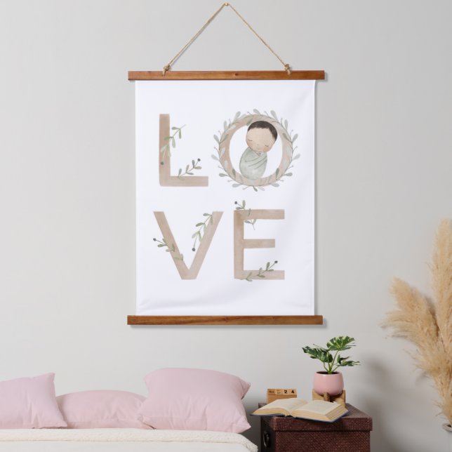 Love |  New Baby Hanging Tapestry (Bedroom)