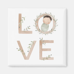 Love New Baby Magnet