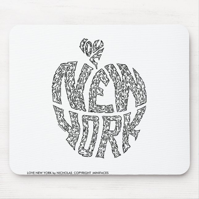 LOVE NEW YORK MOUSE PAD (Front)