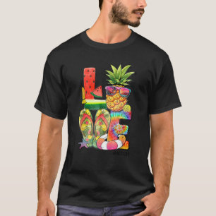 Love NICU Life Summer Hawaii Beach Nurse Doctor T-Shirt