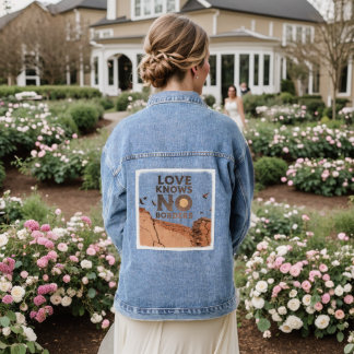 love no denim jacket