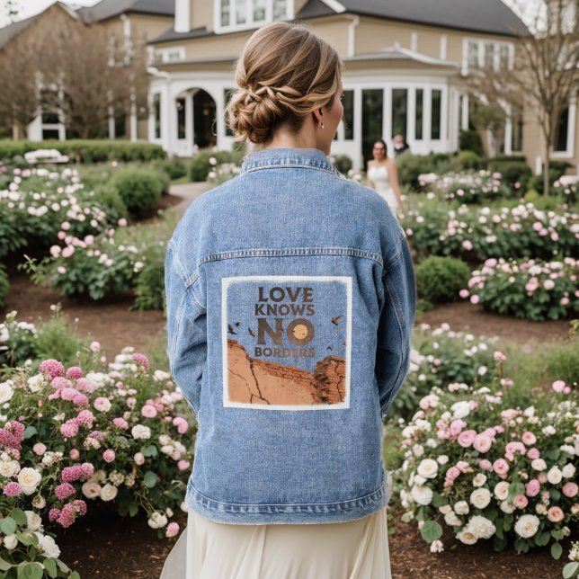 love no denim jacket (Wedding Back)