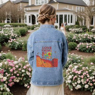 love no denim jacket