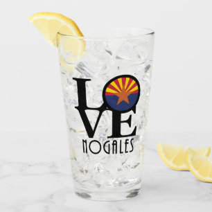 LOVE Nogales Arizona Glass