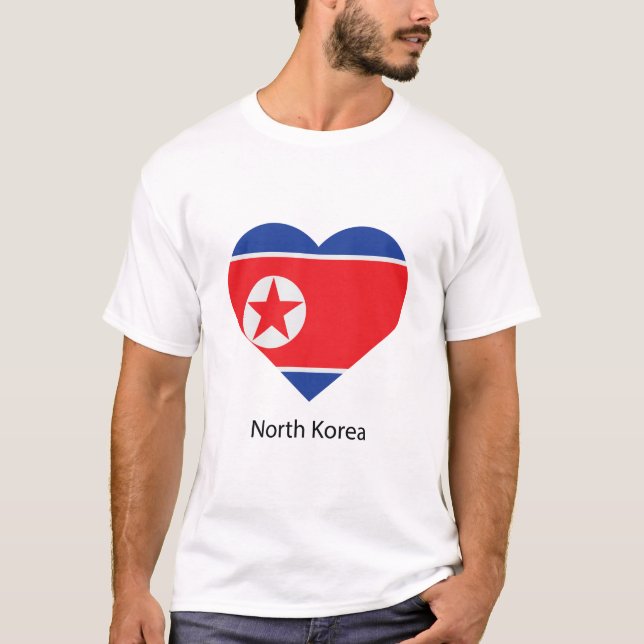 Love North Korea  T-Shirt (Front)
