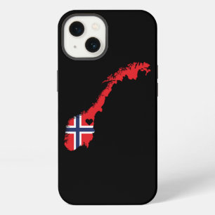 Love Norway Gift Norwegian Pride Heart iPhone 13 Case