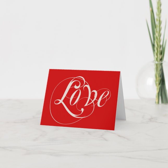 Love Note Card (Customisable) (Front)