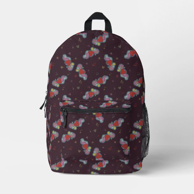 Love Note: Doodles for Music Lovers Printed Backpack (Front)