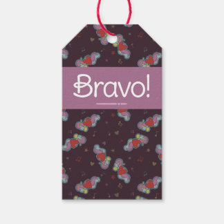 Love Note: Doodles for Music Teachers Pink Gift Tags