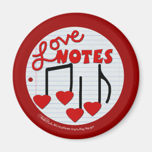 Love Note musical Magnet