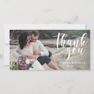 Love Note Wedding Photo Card