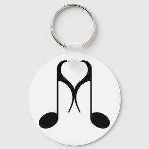 love notes : 8th note : key ring