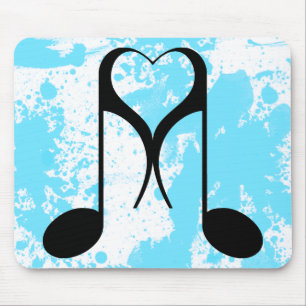 love notes : 8th note : mouse pad