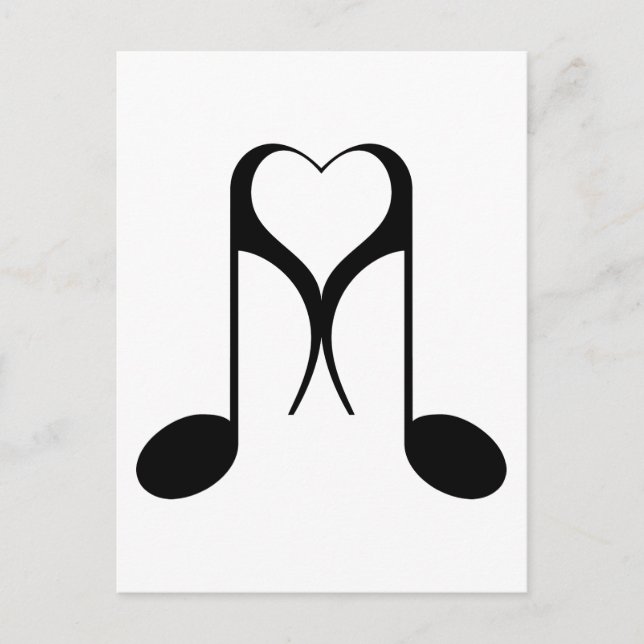 love notes : 8th note : postcard (Front)