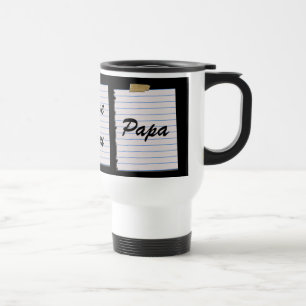 Love Notes For Papa Travel Mug