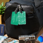 Love Notes from the Sea Seashell Ocean Beach  Luggage Tag<br><div class="desc">Get ready for adventure with this awesome custom luggage tag Makes a great gift for a traveler! You can customize it and add text too by clicking "personalize" or delete the back side and leave blank. Be sure to take a look at all the color options. Check my shop for...</div>