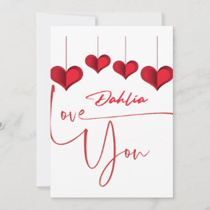 Love Notes: Personalised Valentine's Day Invitation