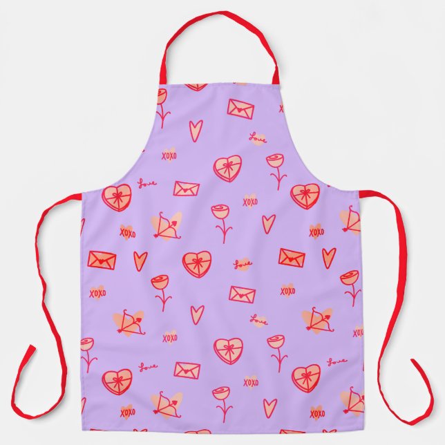 Love Notes & Sweet Treats Apron (Front)