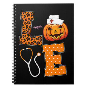 Love nurse halloween love nurse, love nurse shirt, notebook