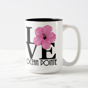 LOVE Ocean Pointe Hawaii 15oz Two-Tone Coffee Mug