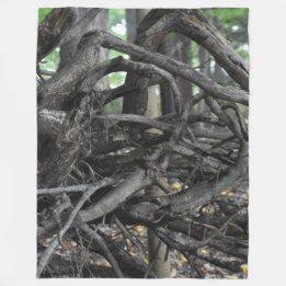 Love of a Fallen Tree Fleece Blanket